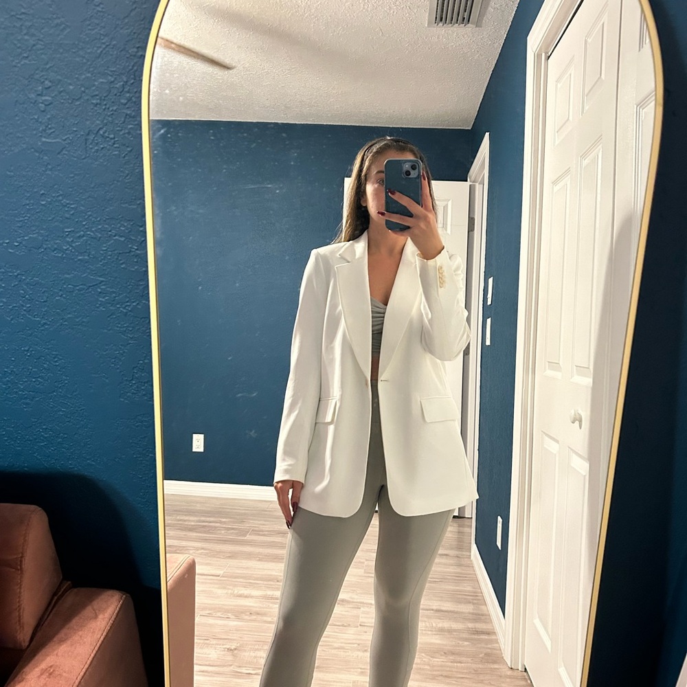 Off White Blazer, Sz Small